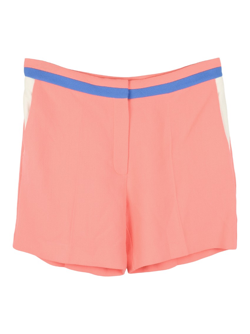 Roksanda neon wool-crepe silk shorts Size XXS Pink