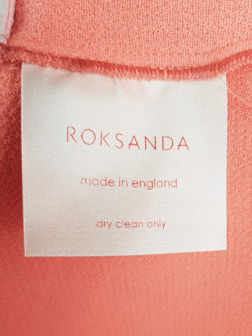 Roksanda neon wool-crepe silk shorts Size XXS Pink