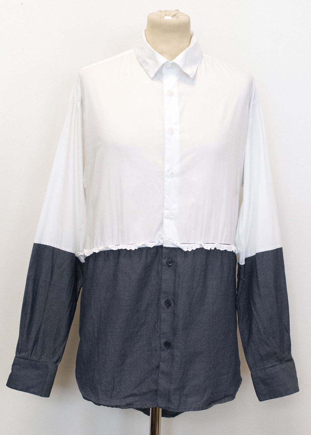 Preowned Christopher Shannon Shirt Size M White cotton