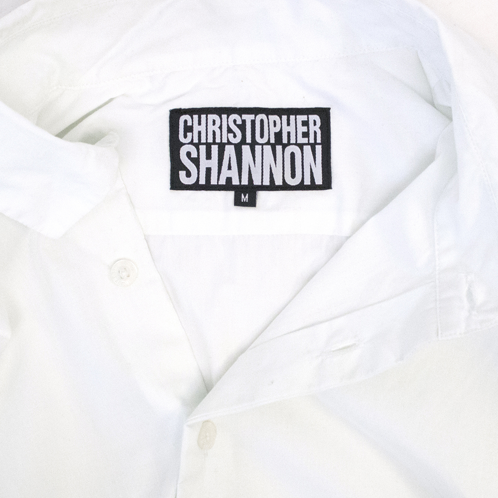 Preowned Christopher Shannon Shirt Size M White cotton