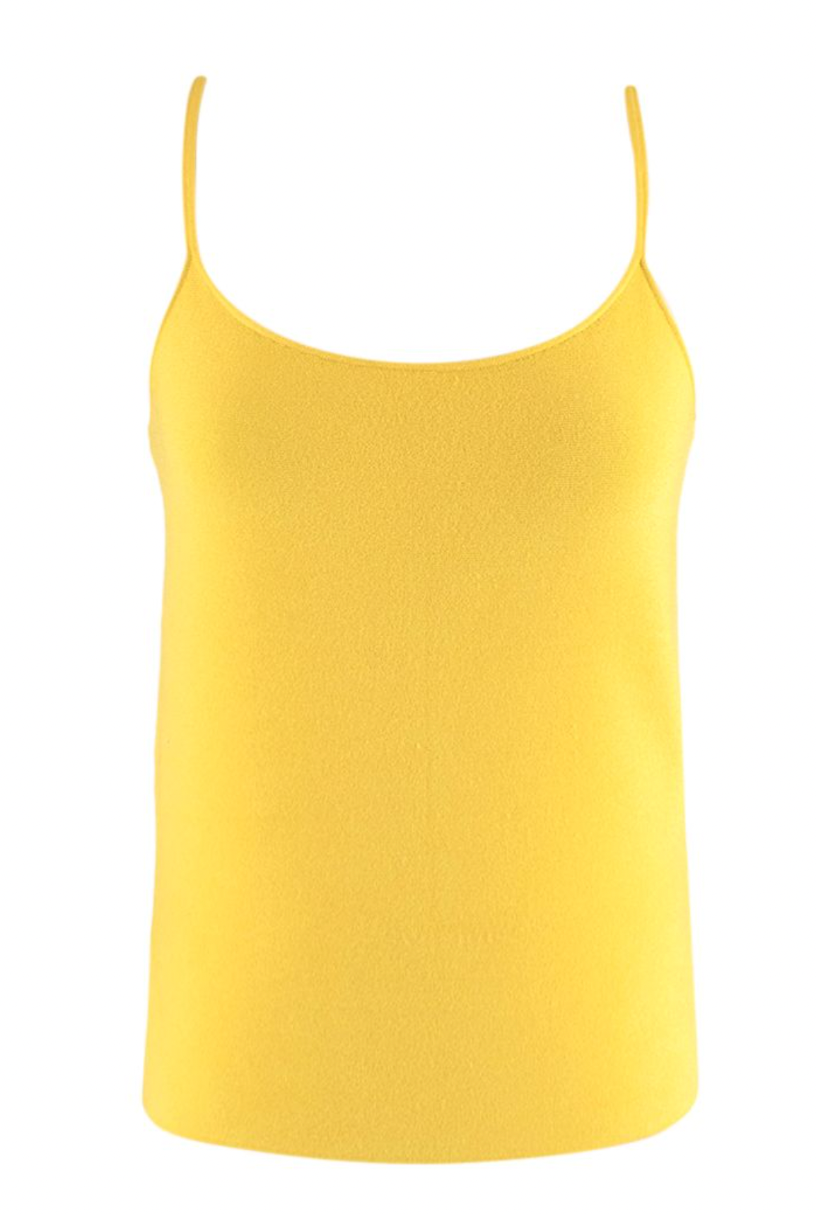 Giorgio Armani Yellow Lightweight Cami Top Size M viscose