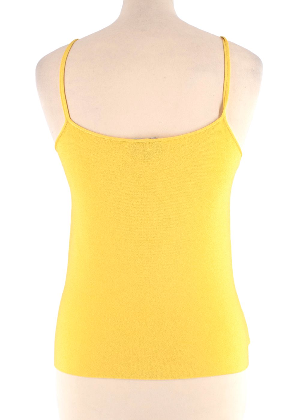 Giorgio Armani Yellow Lightweight Cami Top Size M viscose