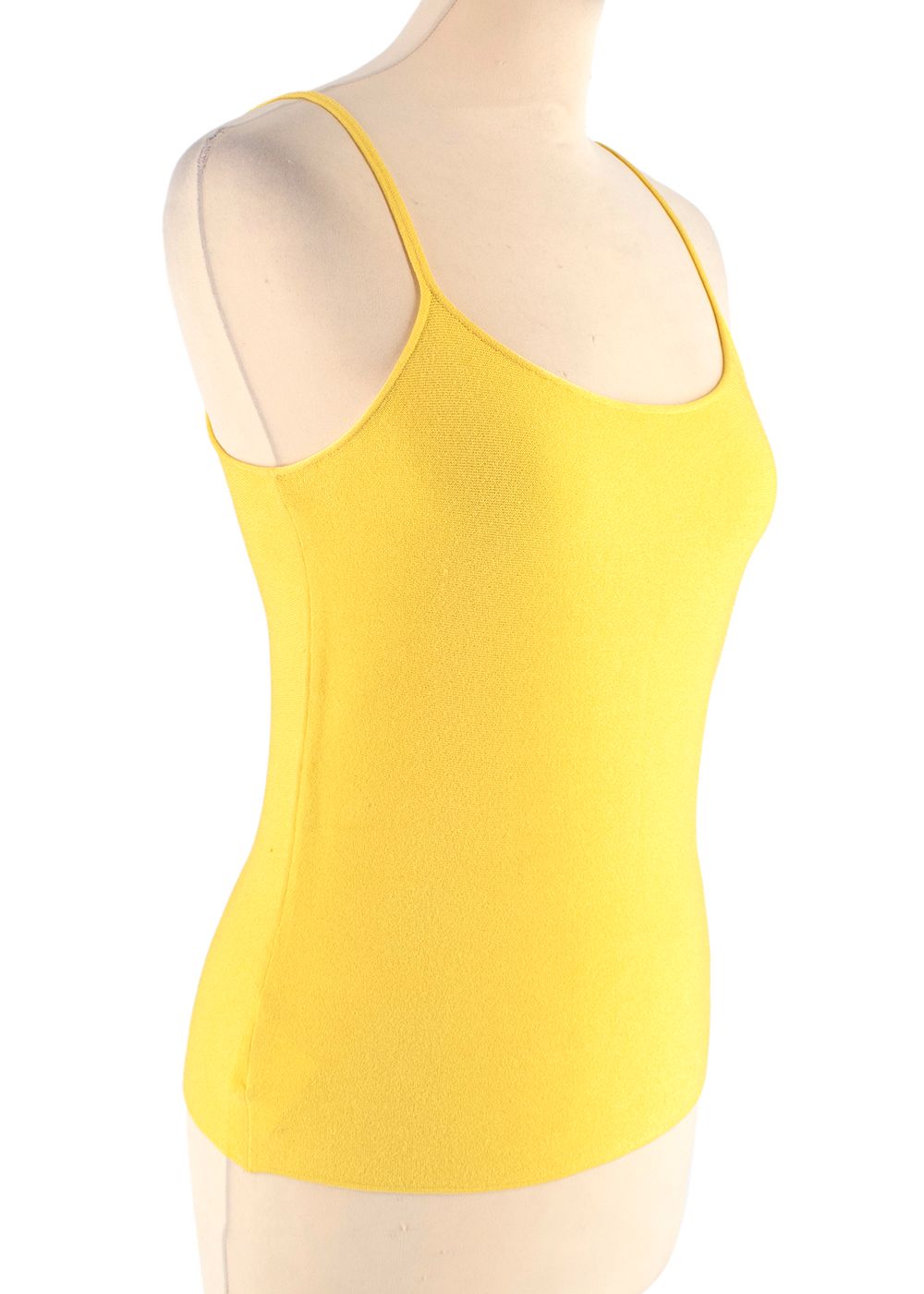 Giorgio Armani Yellow Lightweight Cami Top Size M viscose