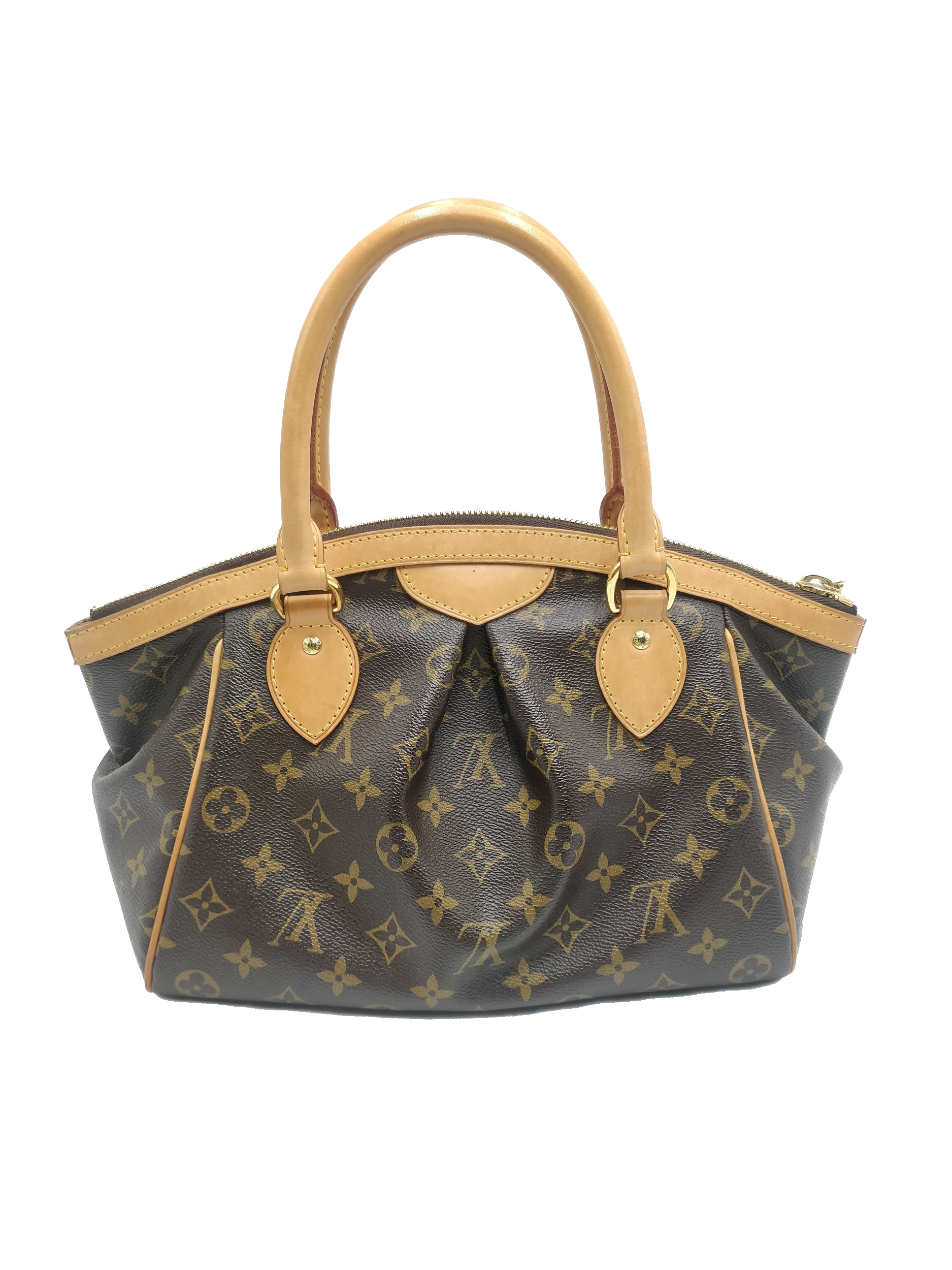 Preowned Louis Vuitton Monogram Tivoli PM Bag Size M Brown leather