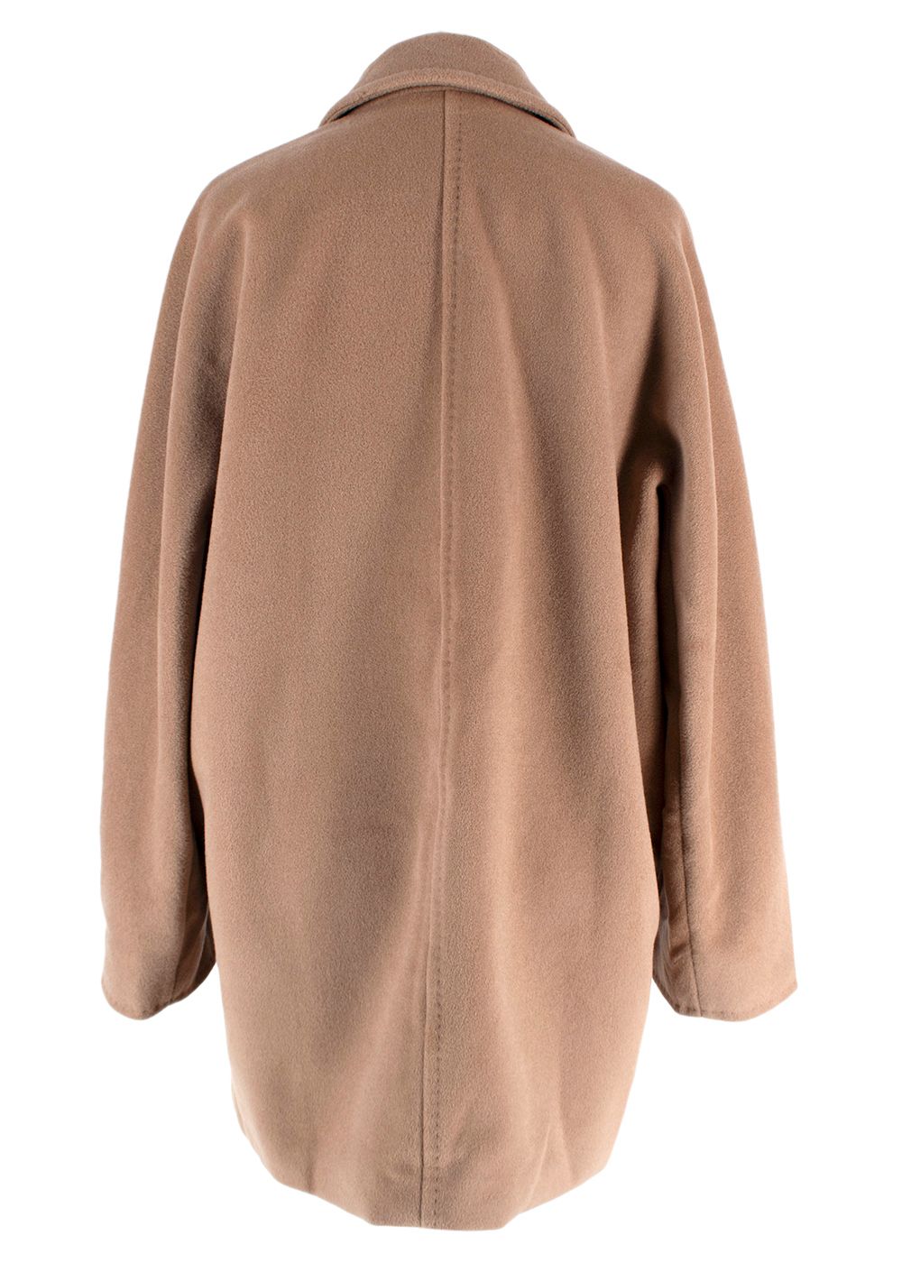 MaxMara Camel Short Double Breasted Wool Blend Coat Size XS Camel / Tan wool/cashmere