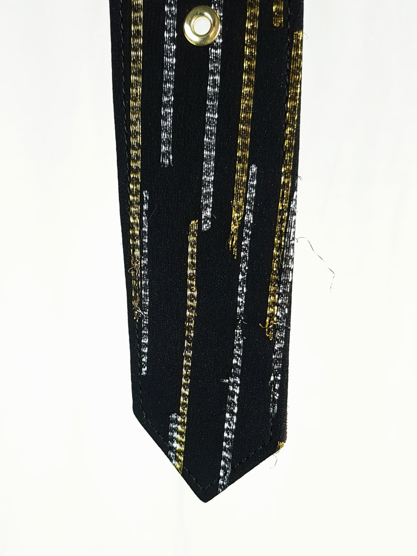 Peter Pilotto Black Embellished Belt leather