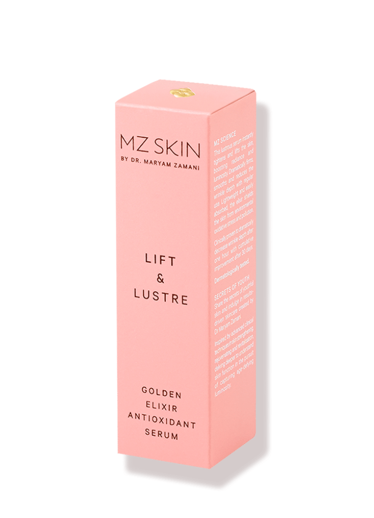 MZ Skin Antioxidant Glow Serum and Night Serum Set pink