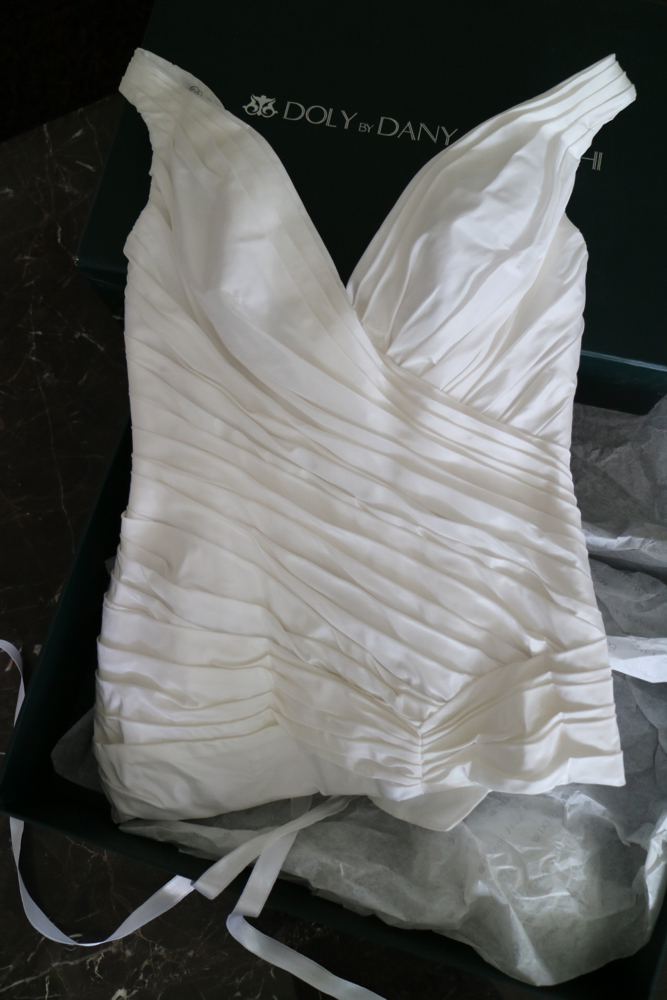 Dolly by Dany Mizrahi Corset Wedding Top Size S White silk