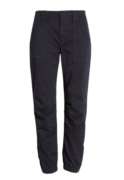 Frame Navy Trapunto Cargo Trousers Size 25/63 cotton