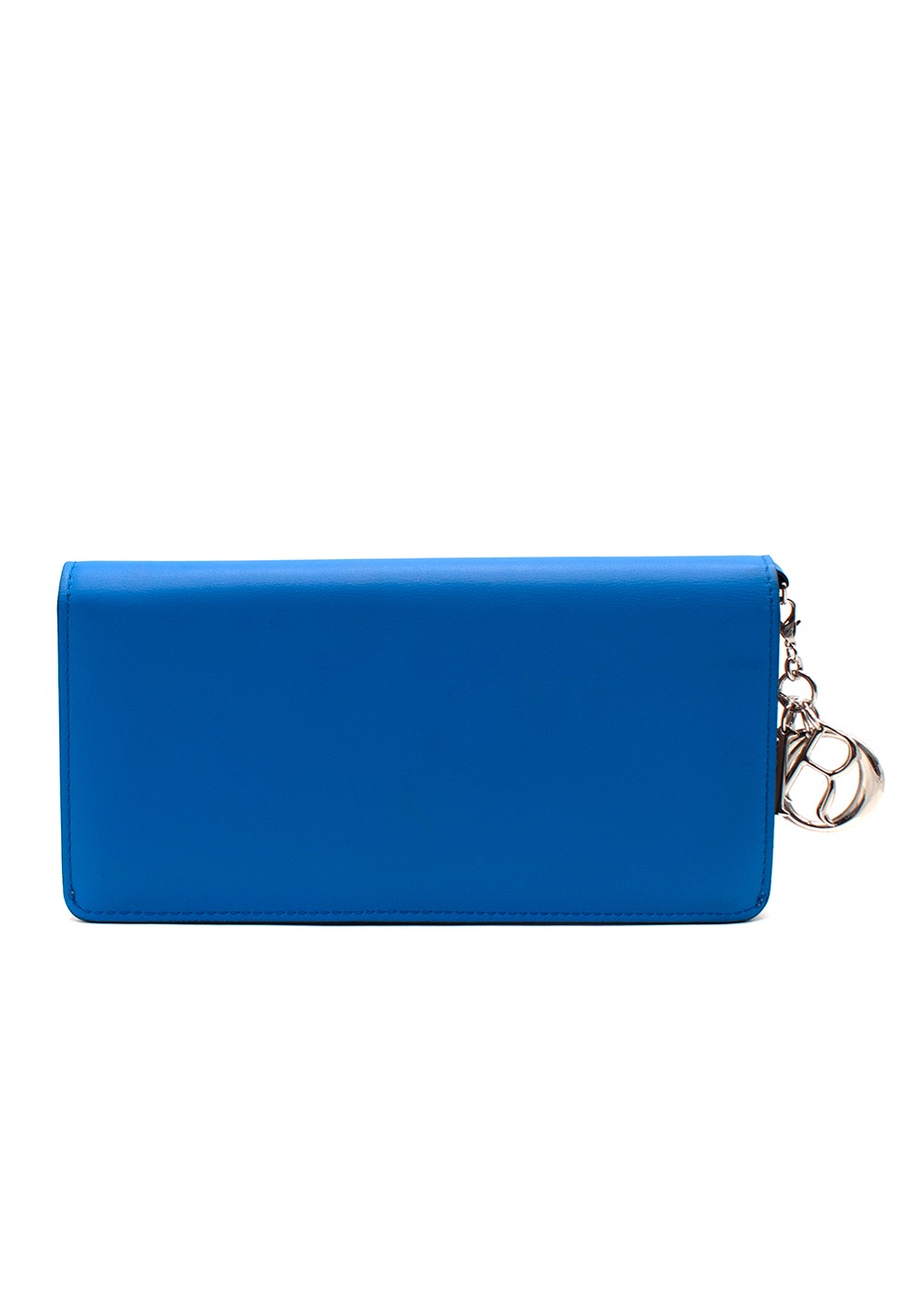 Dior Bi-Colour Longline Leather Wallet Royal Blue