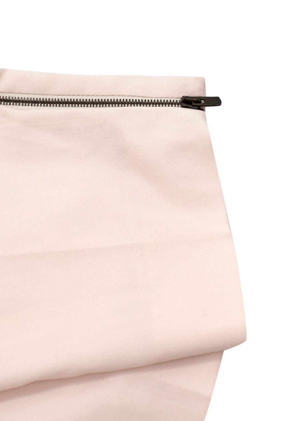 Stella McCartney Zip Detail Light Pink Wool Trousers Size M