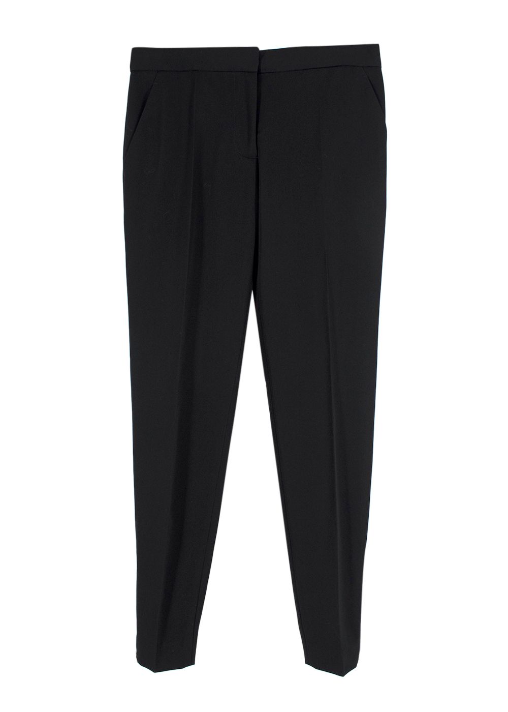 Stella McCartney Black Single Breasted Wool Blazer and Trouser Suit Size XXS