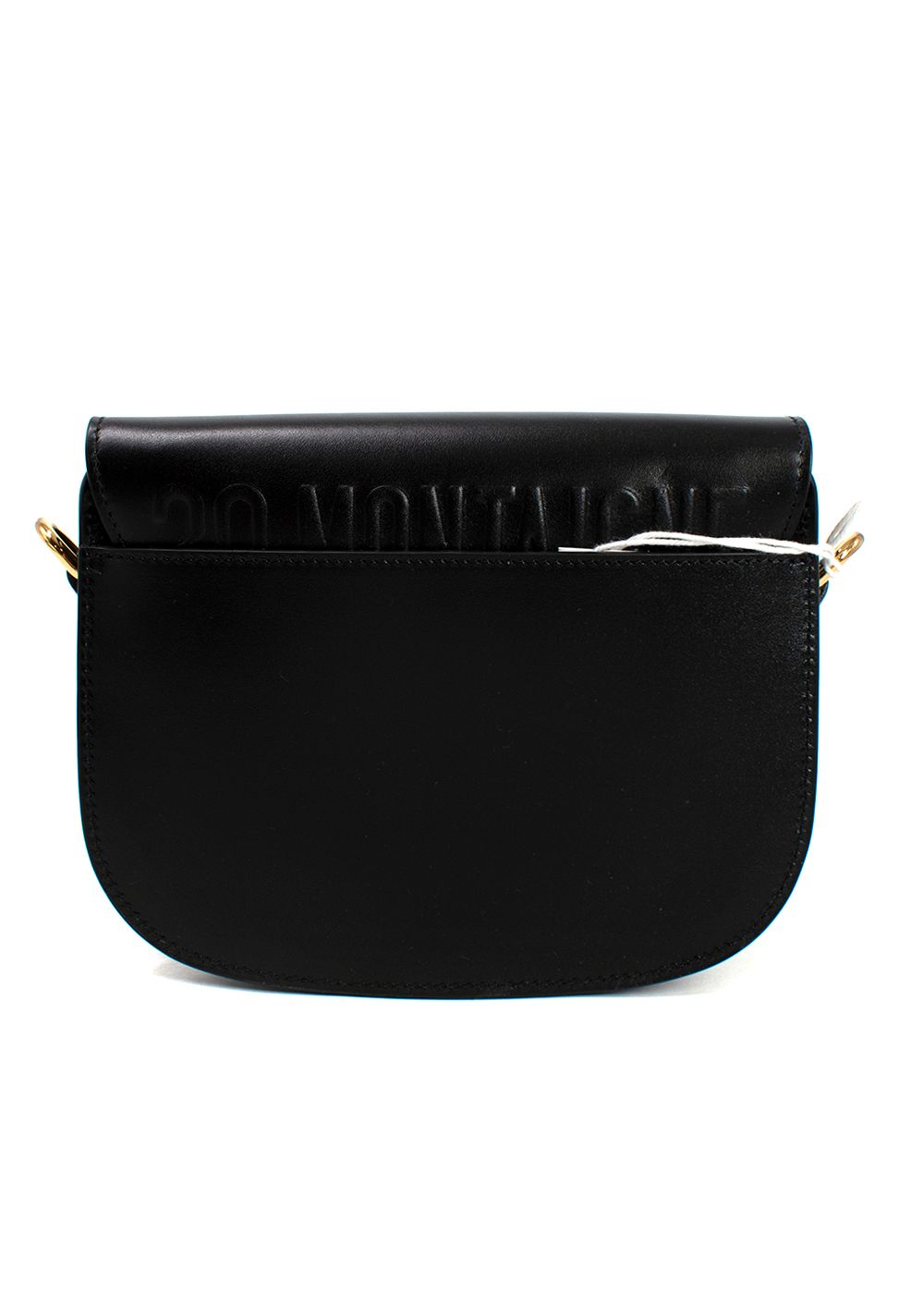 Dior Black Leather Small Bobby Shoulder Bag black gold