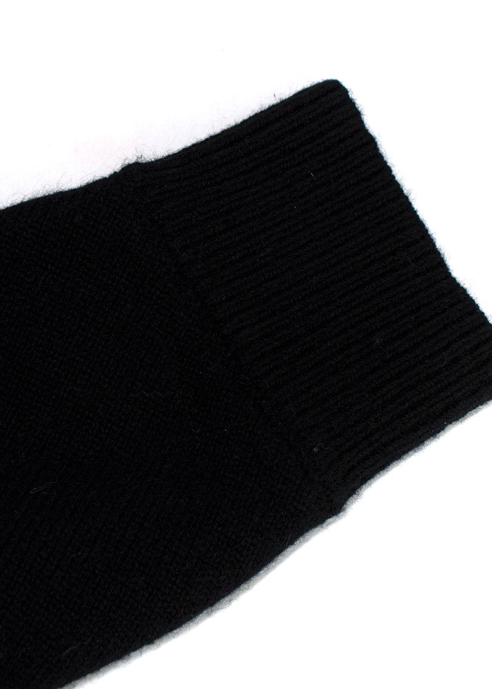 Michael Kors Collection Black Cashmere Off-shoulder Jumper Size S