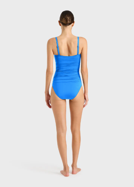 Bondi Born Blue Raya One Piece Swimsuit Size L cyan / blue polyamide/lycra