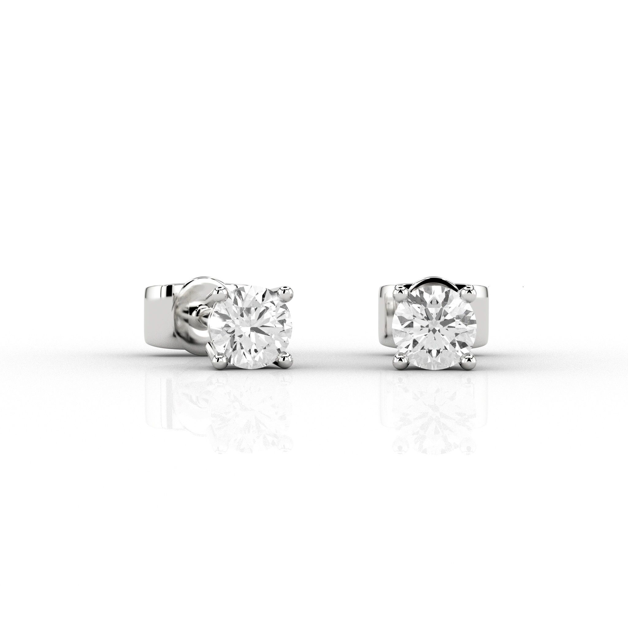 Skydiamonds Luna 0.25ct Earrings (Classic 1/4ct Studs in 9ct White Gold) 9ct White Gold ct white gold