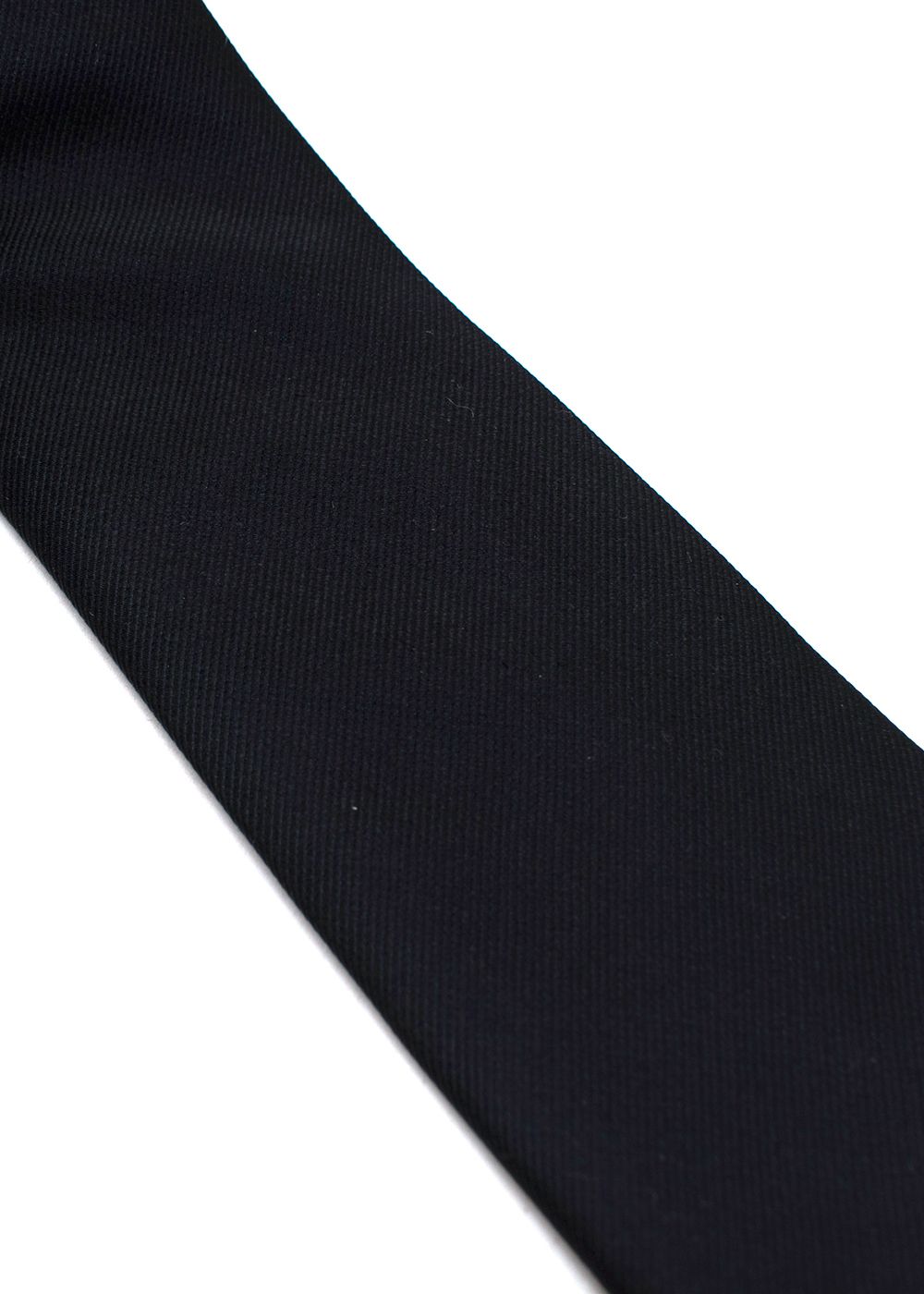 Men's Balmain Black Silk Tie