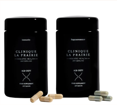 Clinique La Prairie Holistic Health Food Supplement Tablet black