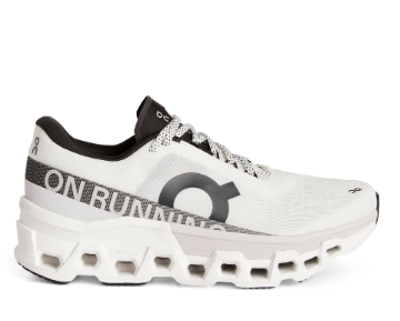 On Running Undyed Frost Cloudmonster 2 Trainers Size 41 White, Light pink polyester/rubber