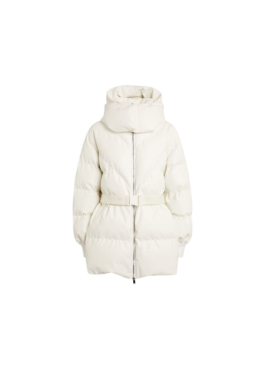 Preowned Stella McCartney Kayla White Puffer Jacket Size M polyester