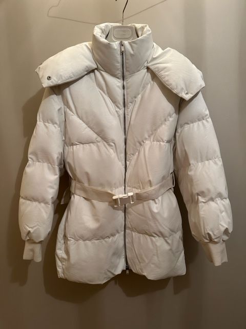 Preowned Stella McCartney Kayla White Puffer Jacket Size M polyester