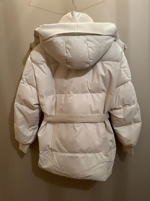 Preowned Stella McCartney Kayla White Puffer Jacket Size M polyester