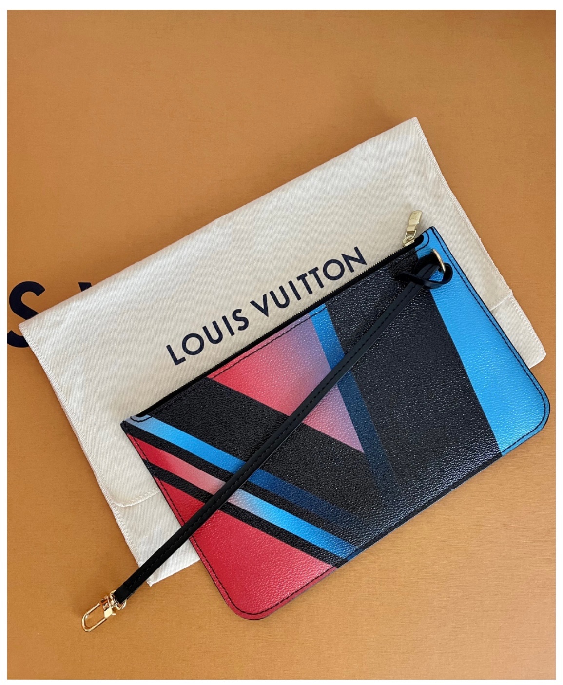 Louis Vuitton Racecar Neverfull Pochette Multicolor coated canvas