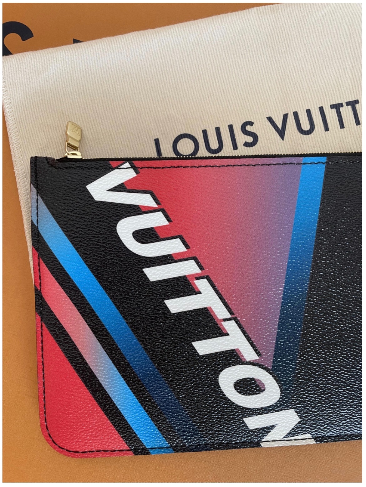 Louis Vuitton Racecar Neverfull Pochette Multicolor coated canvas