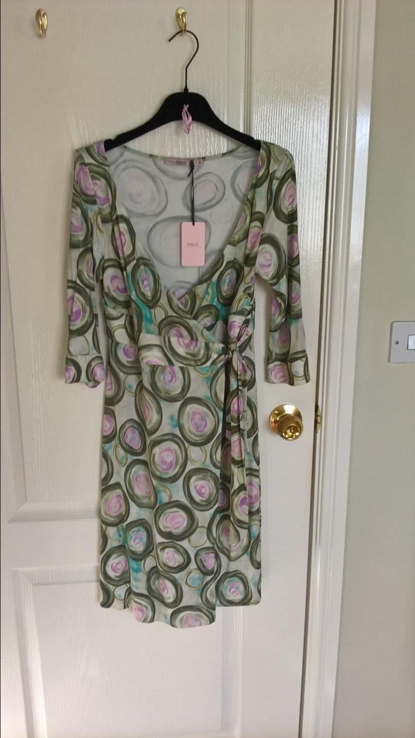 Valentino patterned dress Size S Yellow viscose