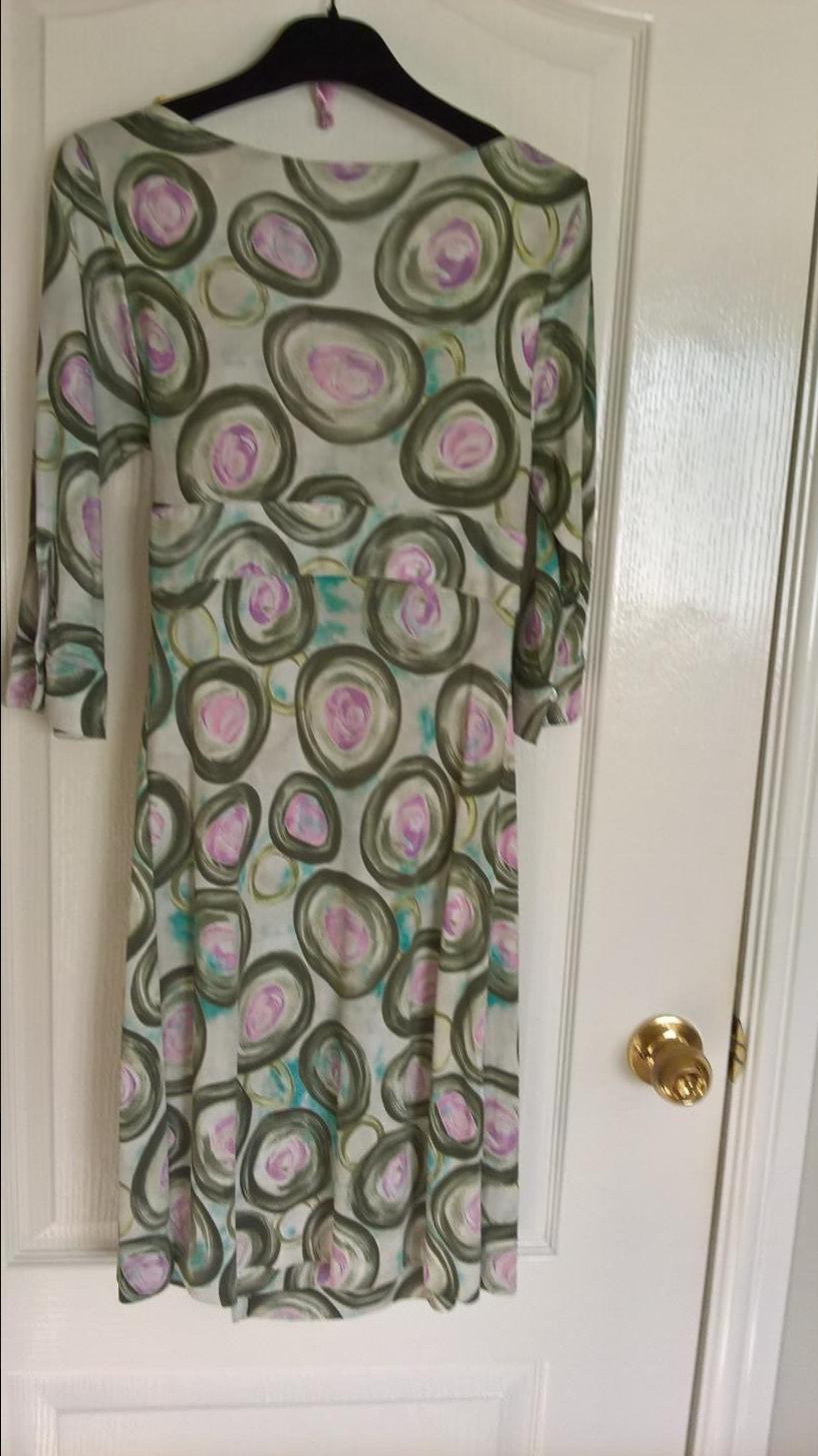 Valentino patterned dress Size S Yellow viscose