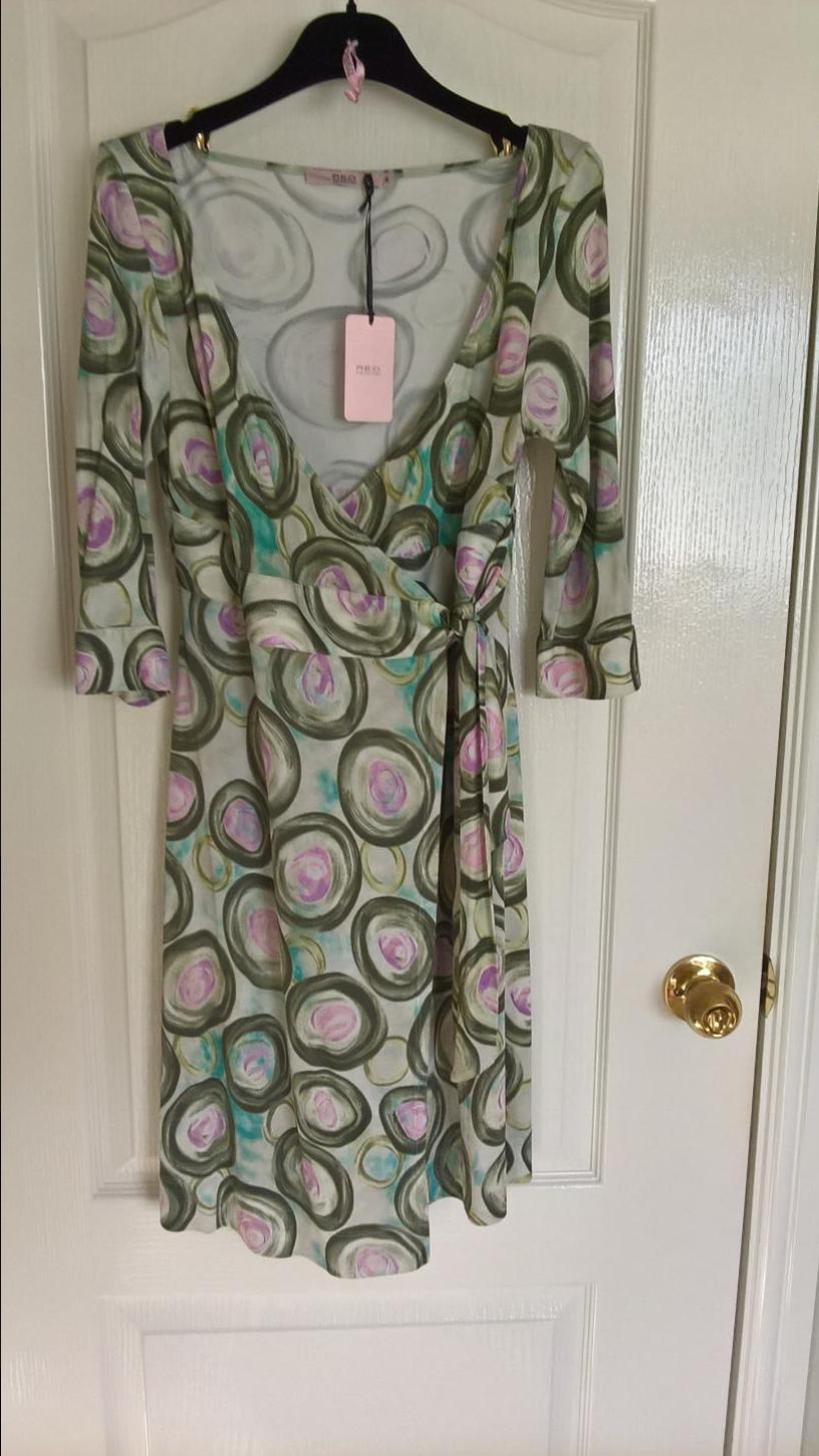 Valentino patterned dress Size S Yellow viscose