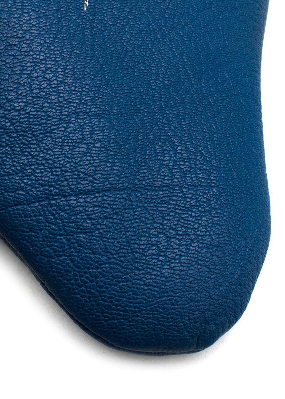 Preowned Il Micio / Hidetaka Fukaya Blue Asymmetric Pouch leather