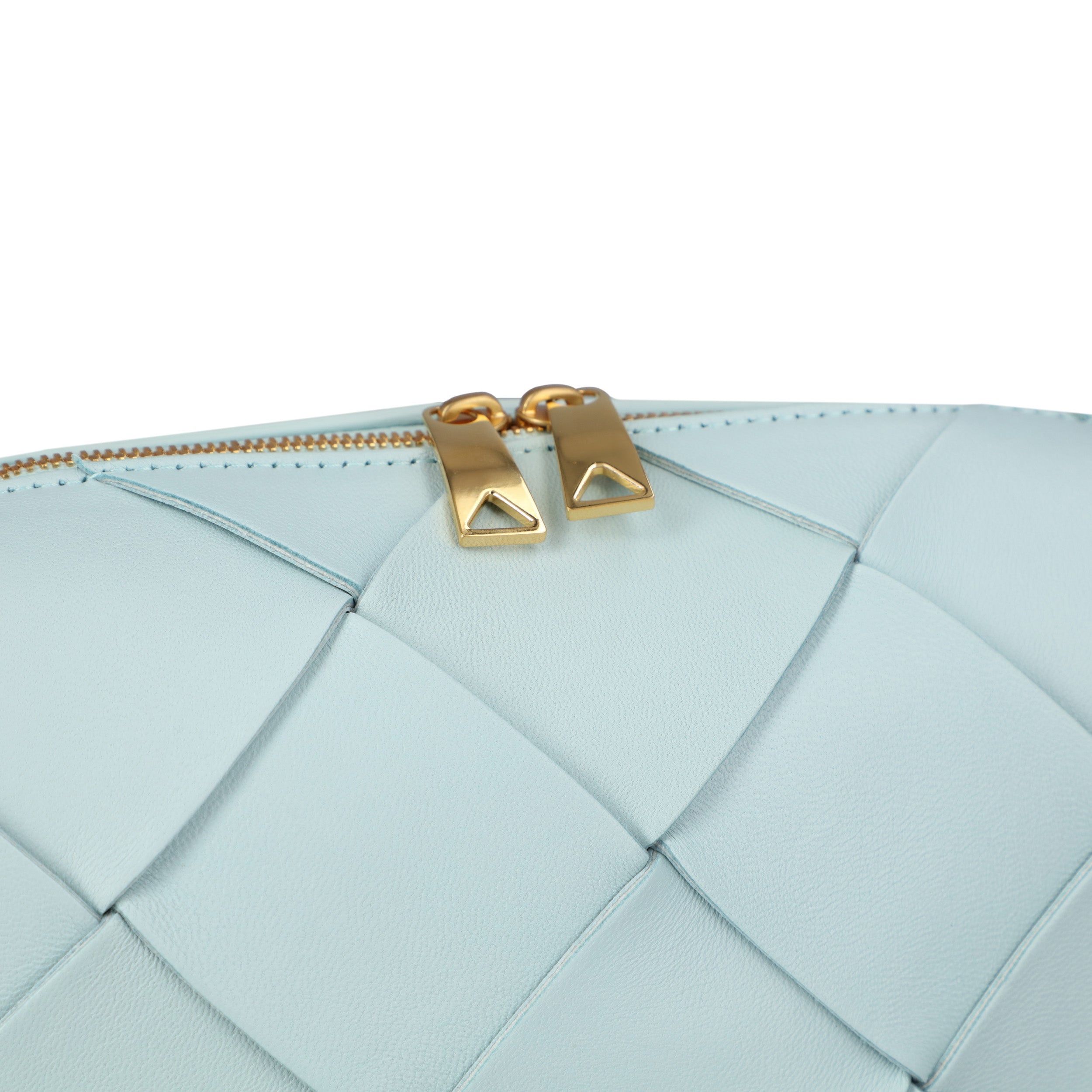 Bottega Veneta Blue Small Cassette Crossbody Bag blue | blue leather/lambskin leather