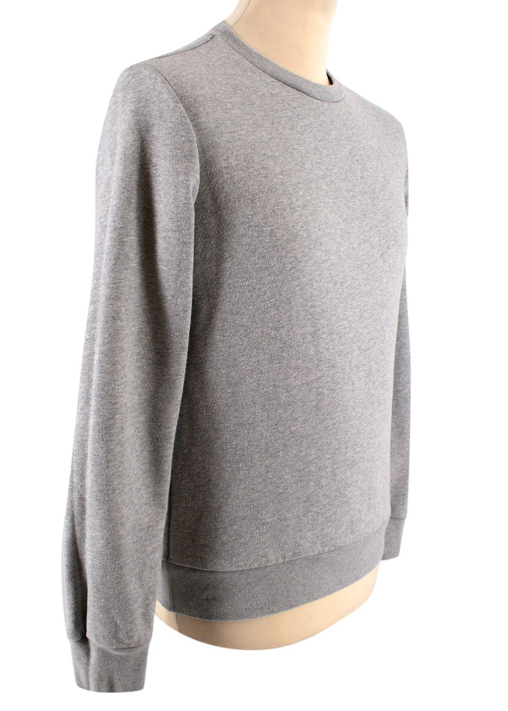 Men's Preowned Ports 1961 'Follow Me' Embroidered Grey Sweatshirt Size XS cotton