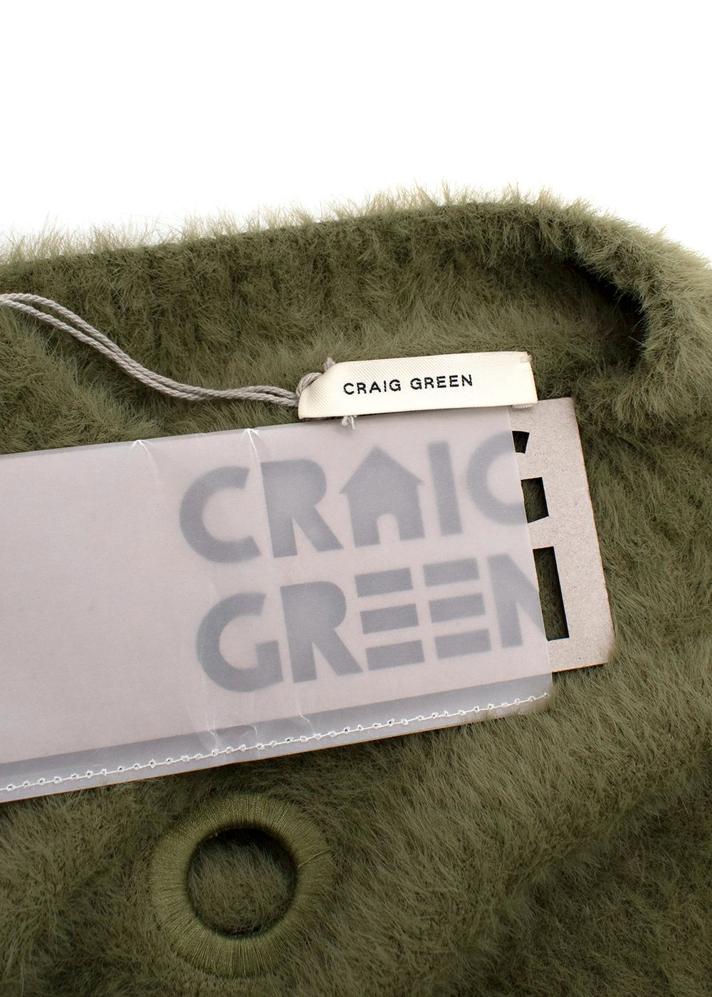 Men's Craig Green Fluffy Knit Sweater Size L nylon