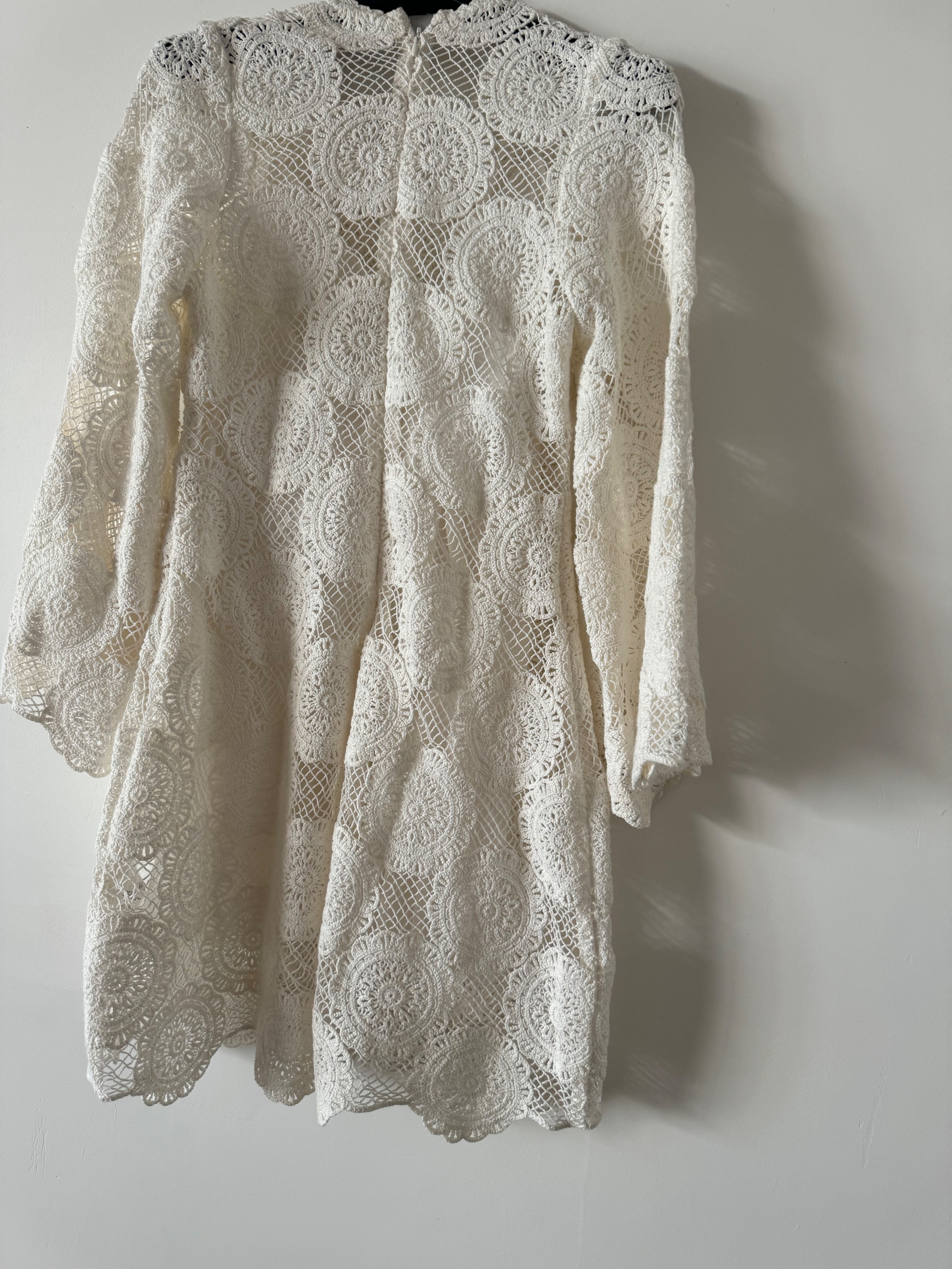 Zimmermann White Junie Cover Up Size L cotton