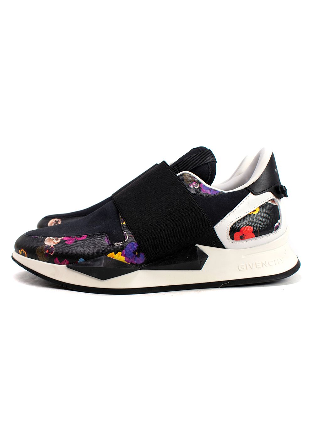 Givenchy Black Floral Runner Sneakers Size 36