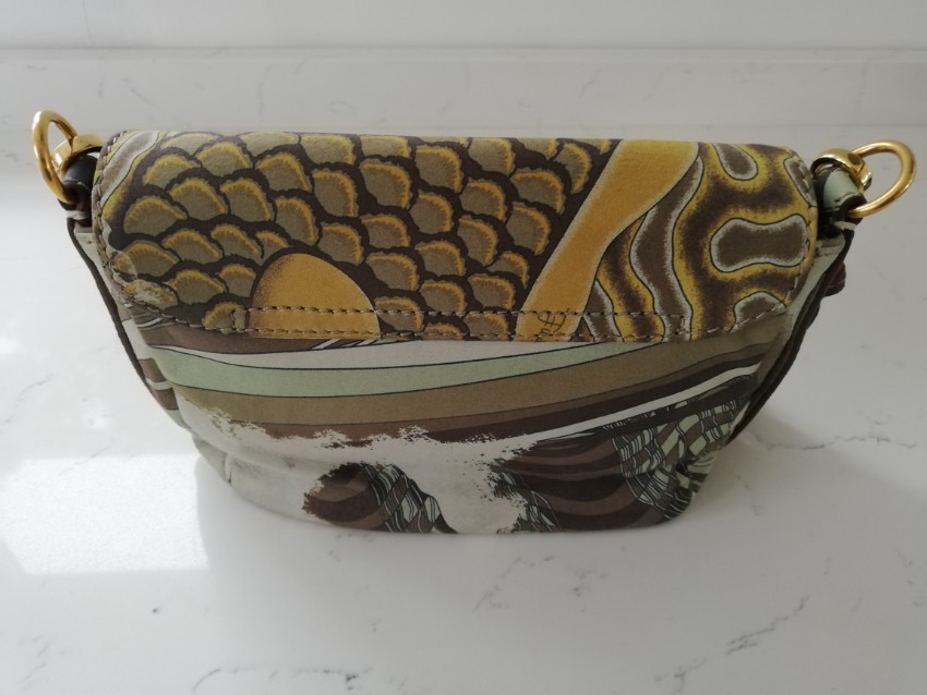 Preowned Emilio Pucci Printed Mini Bag Multi-Coloured / Stripes leather