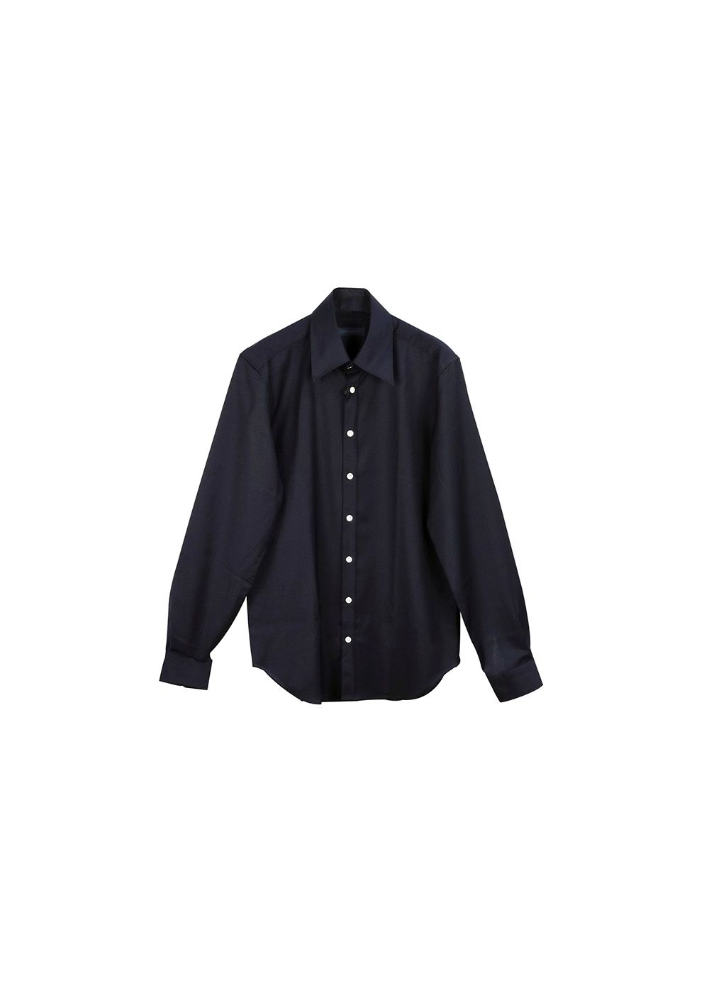 Men's Thom Sweeney Black Wool Shirt Size 16