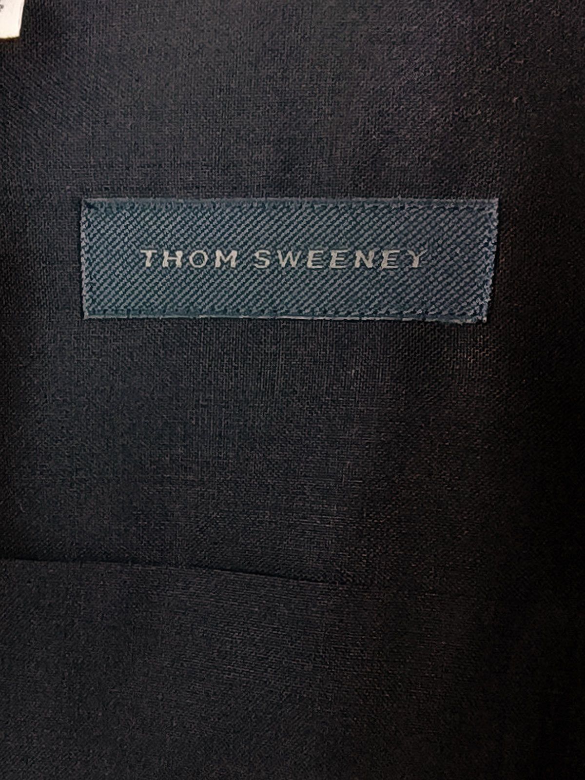 Men's Thom Sweeney Black Wool Shirt Size 16