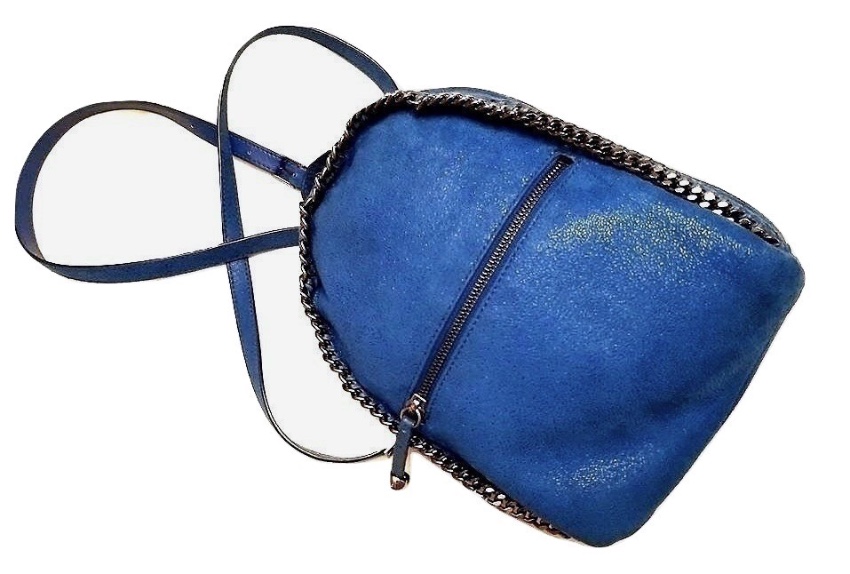 Preowned Stella McCartney Falabella Blue Mini Backpack Size M leather