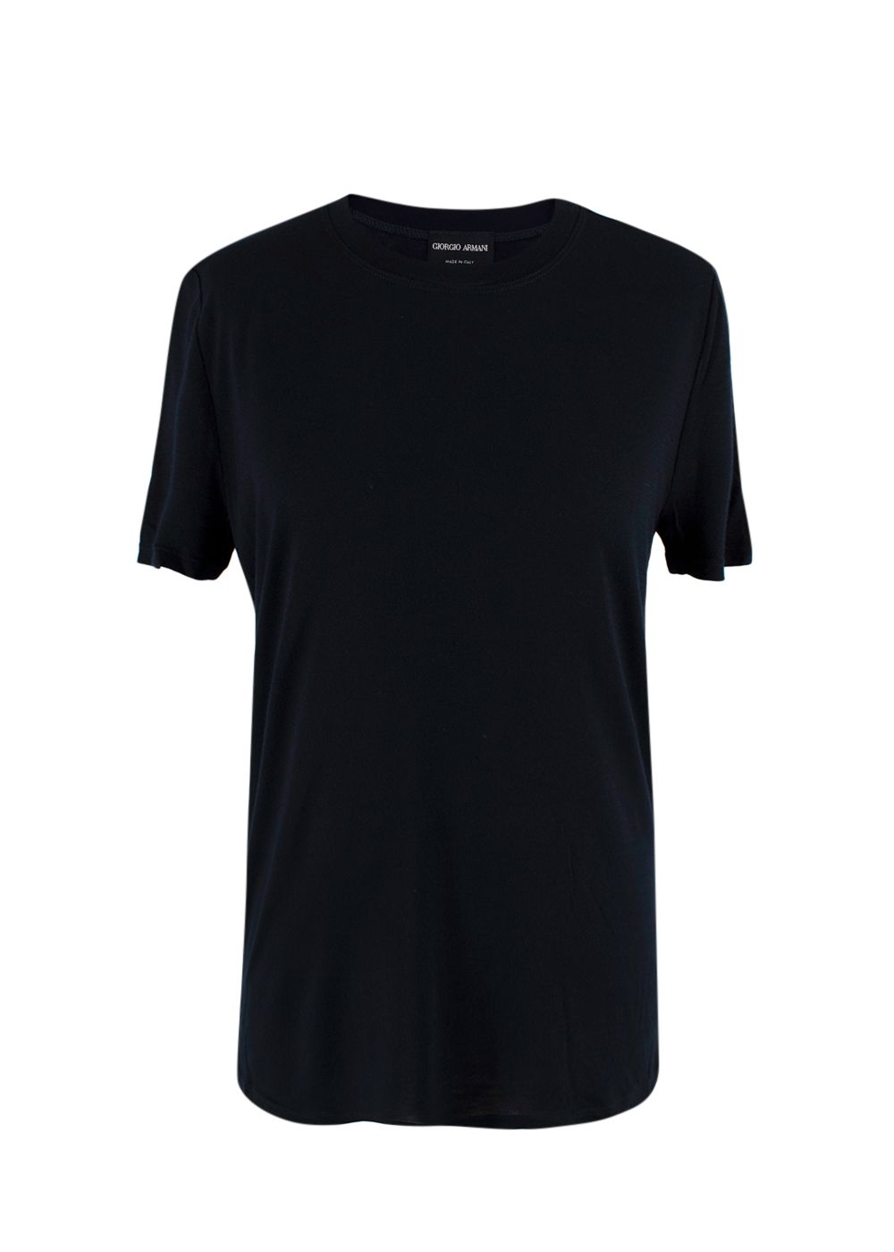 Giorgio Armani Black T-Shirt Size M viscose