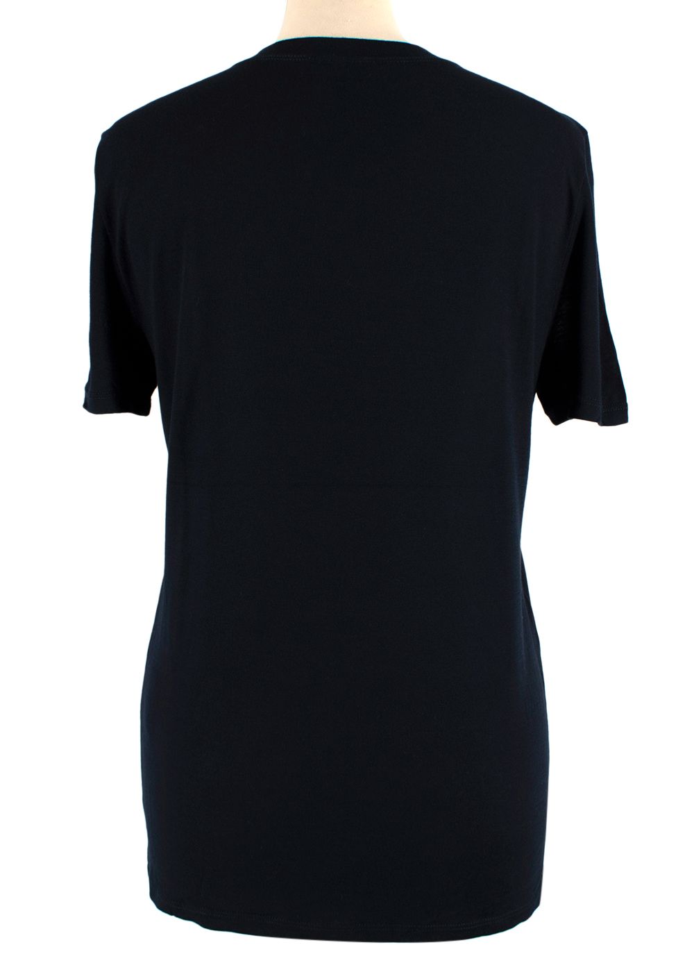 Giorgio Armani Black T-Shirt Size M viscose