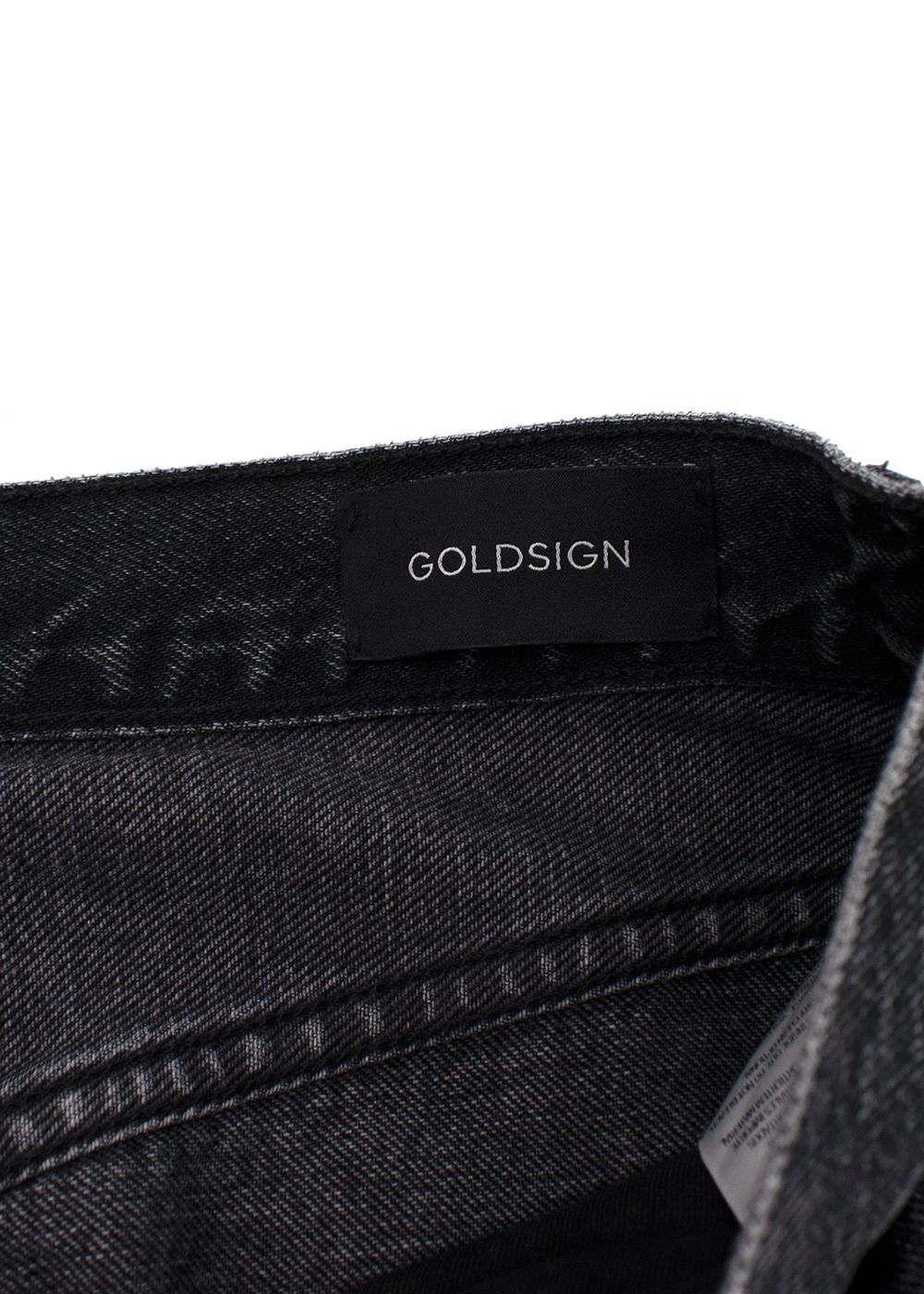 Goldsign Washed Black Myra Glassel Jeans Size 27/69