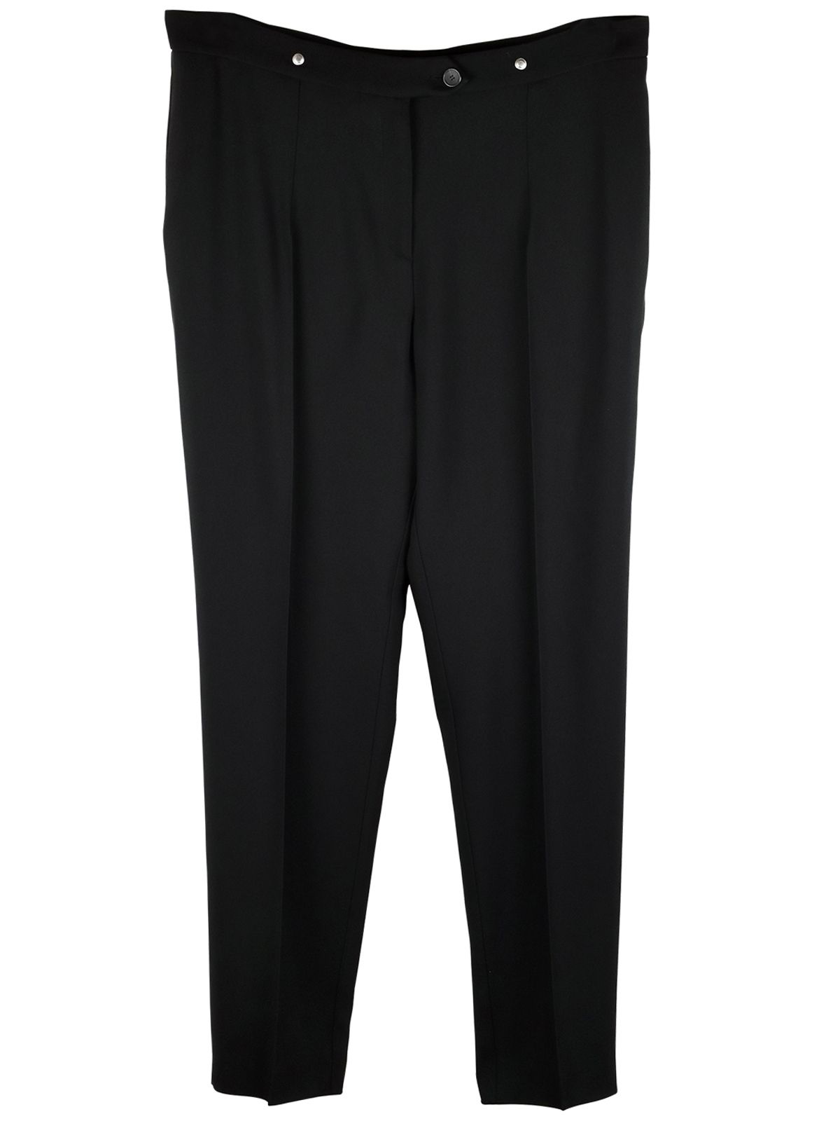 Preowned Christopher Kane Black crepe tailored trousers Size 34/86 viscose