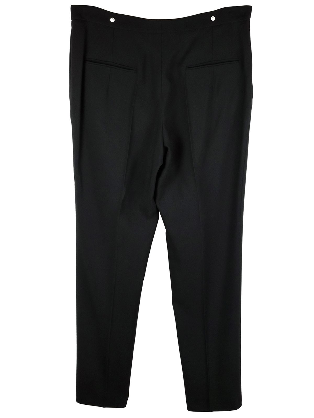 Preowned Christopher Kane Black crepe tailored trousers Size 34/86 viscose