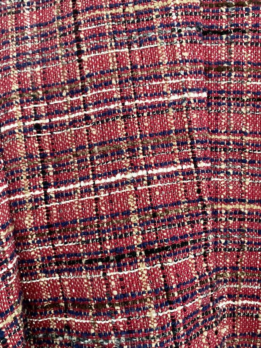 Preowned Isabel Marant Etoile Red Tweed Jacket Size 38 cotton