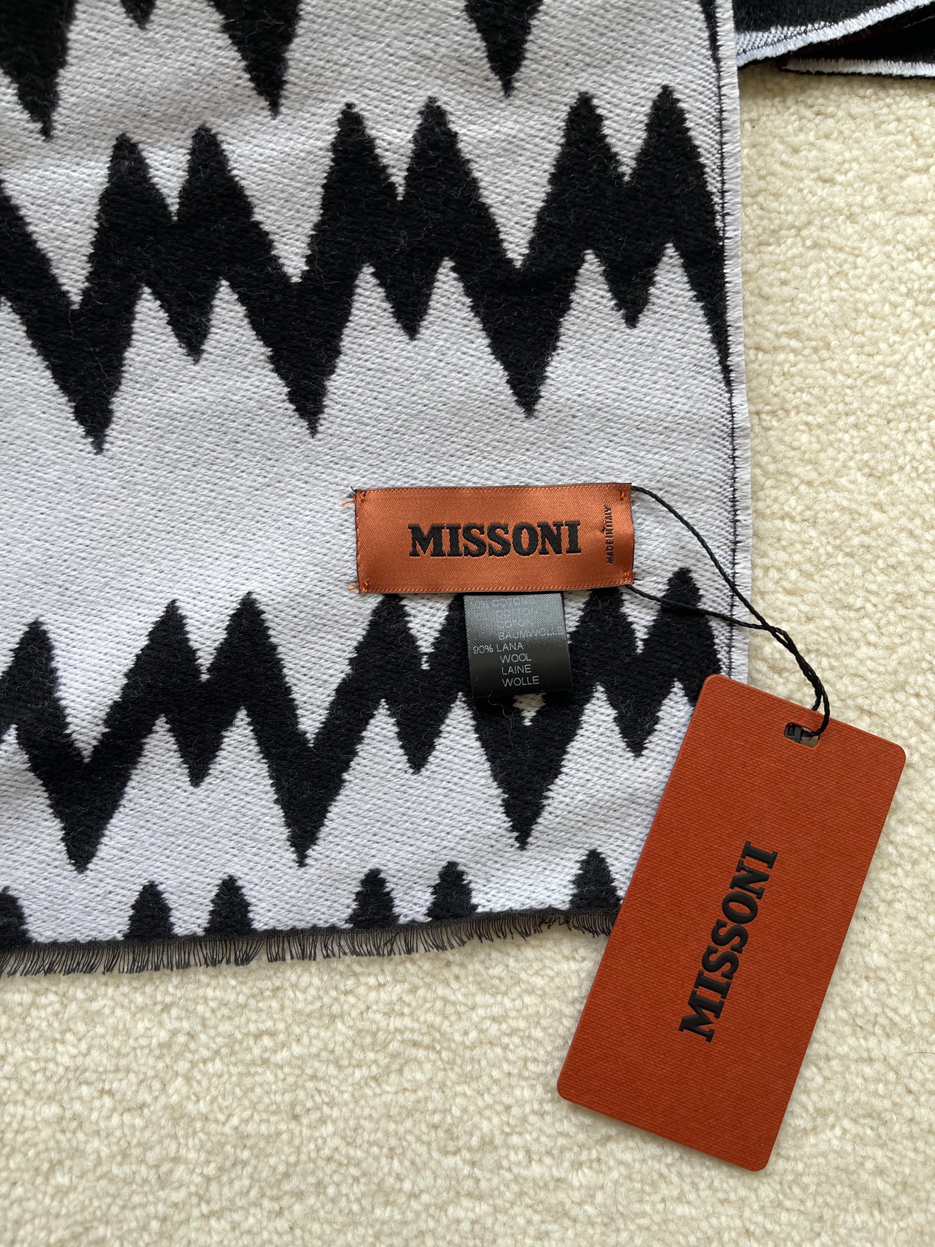 Missoni Multicoloured Wool Scarf Multi