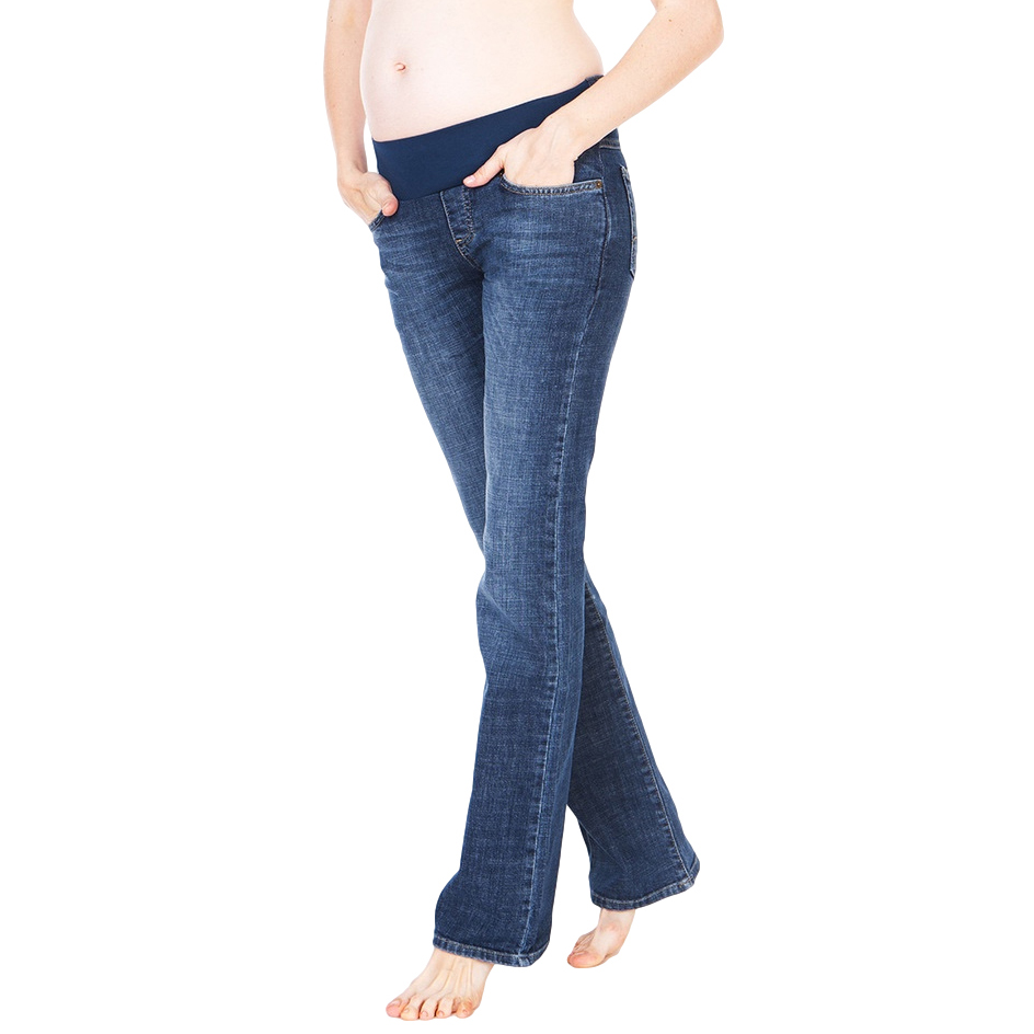 Seraphina Seraphine Maternity Bootcut Jeans Size M Blue cotton