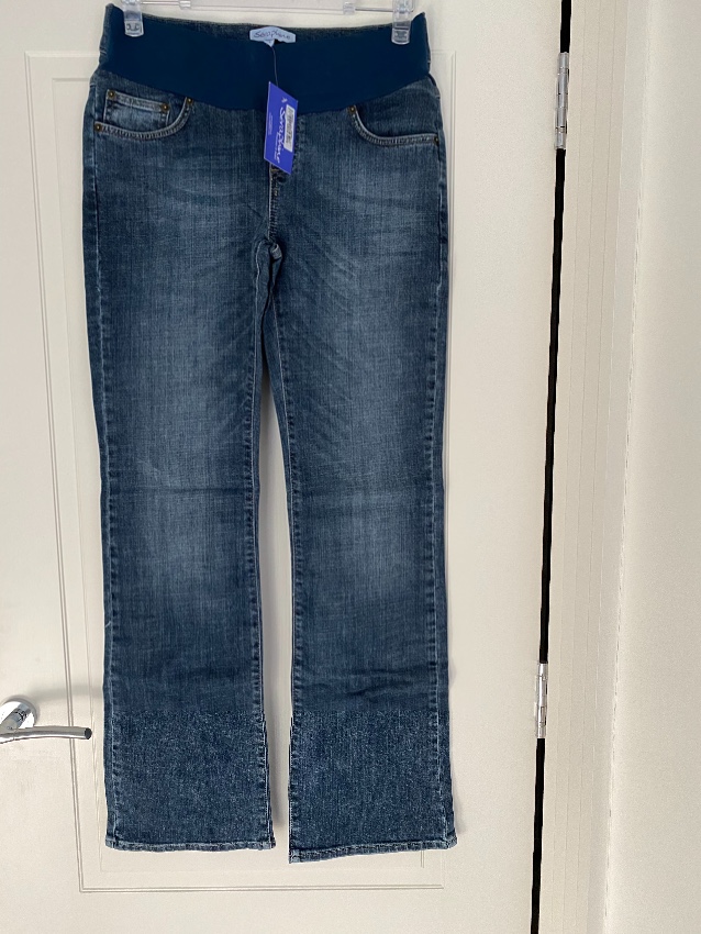 Seraphina Seraphine Maternity Bootcut Jeans Size M Blue cotton